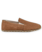 Side view Tan Barefoot Shoes - Calf Leather Zero Drop | Bespoky