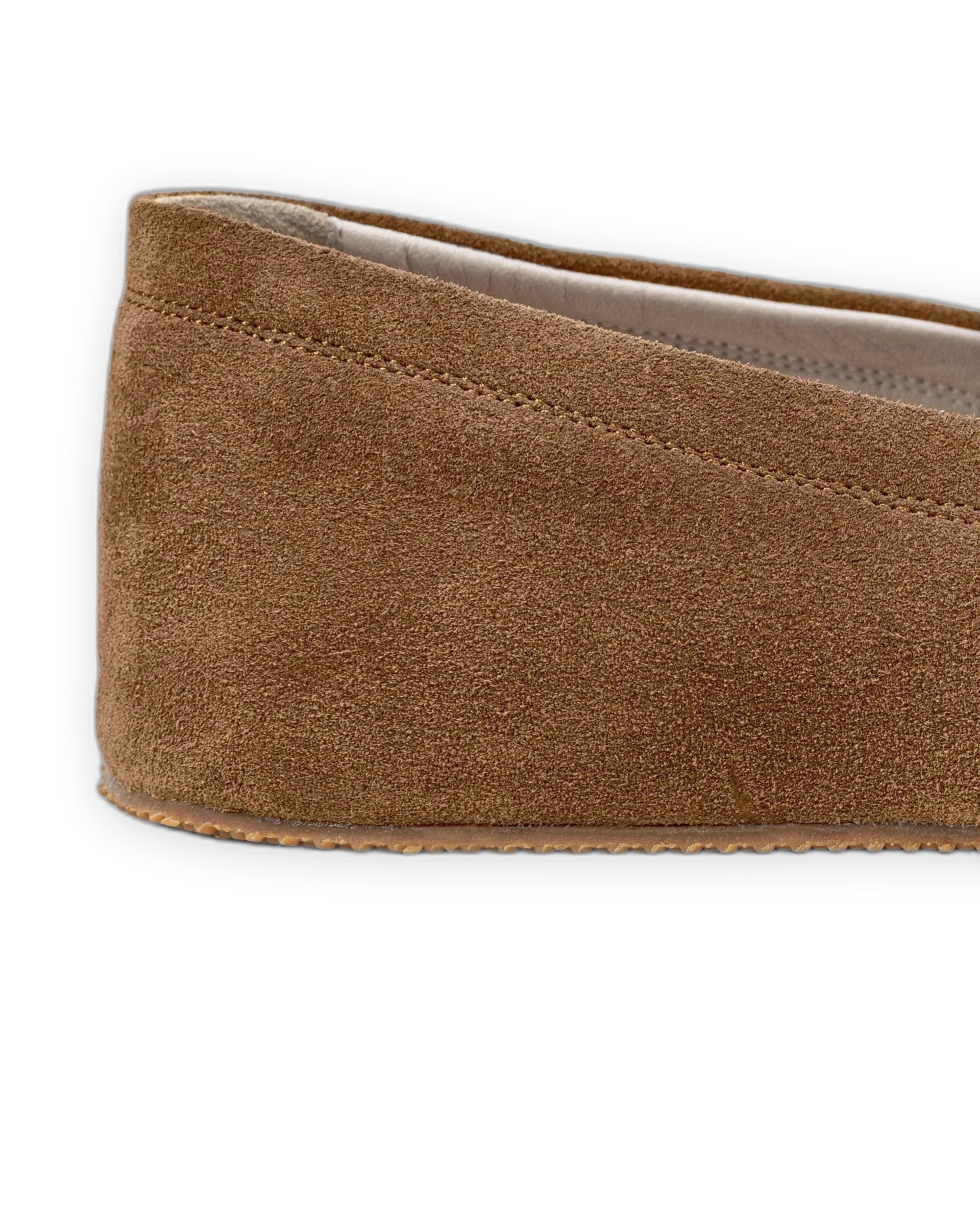 Side view Tan Barefoot Shoes - Calf Leather Zero Drop | Bespoky