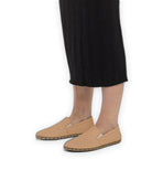 Back view Undyed Barefoot Shoes - Calf Leather Handcrafted | Bespoky