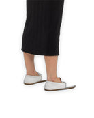 Sole detail White Barefoot Shoes - Zero Drop Calf Leather | Bespoky