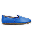 Detail Blue Barefoot Yemeni - Handcrafted Calf Leather Turkey | Bespoky