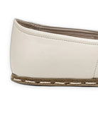 Detail Cream Barefoot Yemeni - Handcrafted Calf Leather Turkey | Bespoky