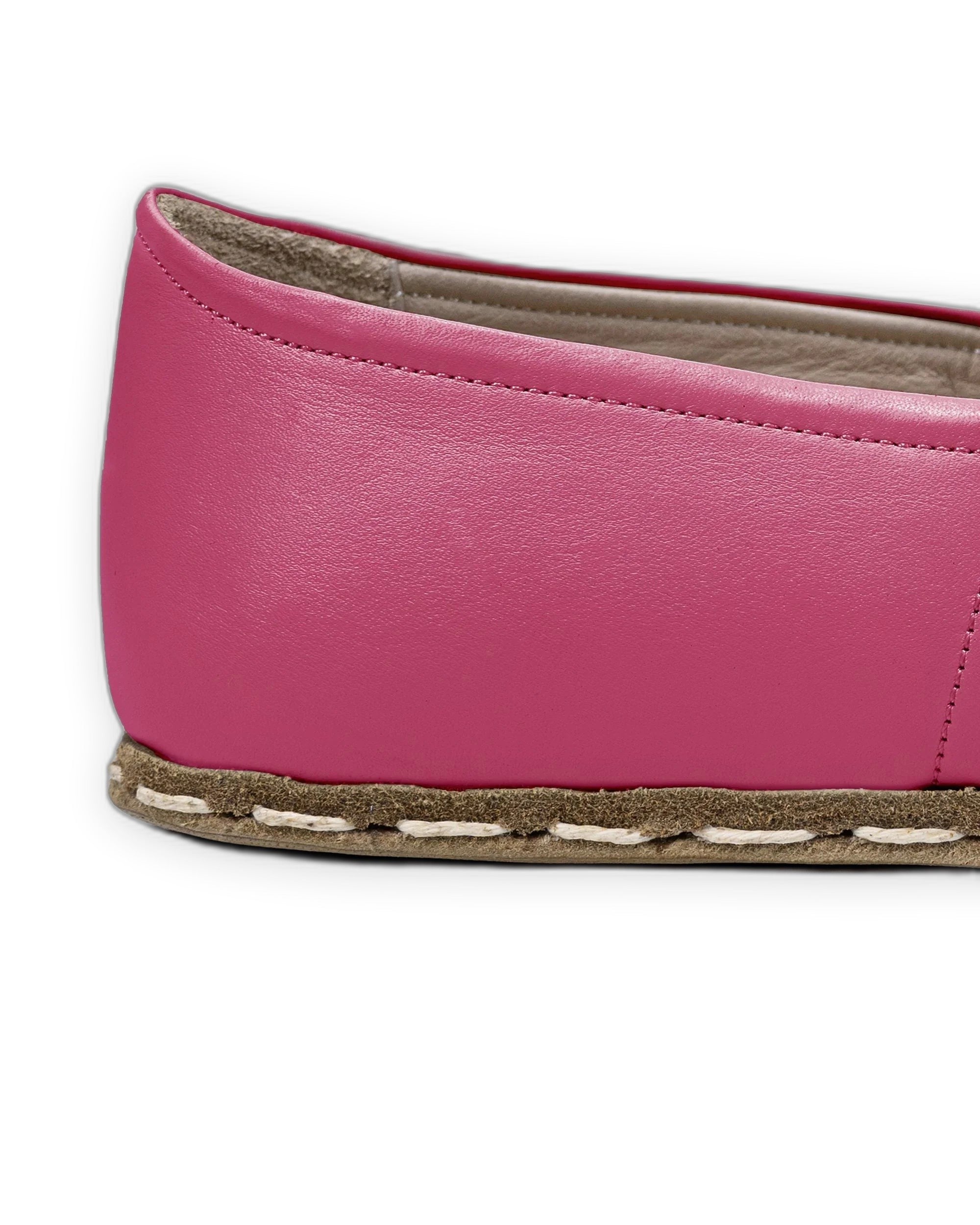 Top view Fuchsia Barefoot Yemeni - Handcrafted Calf Leather | Bespoky