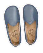 Top view Jean Blue Barefoot Yemeni - Handcrafted Calf Leather | Bespoky