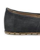 Top view Smoked Nubuck Barefoot Yemeni - Handcrafted Calf Leather | Bespoky