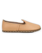 Detail Undyed Barefoot Yemeni - Handcrafted Calf Leather Turkey | Bespoky