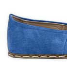 Top view Blue Barefoot Yemeni - Handcrafted Calf Leather | Bespoky