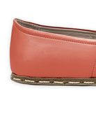 Top view Pomegranate Barefoot Yemeni - Handcrafted Calf Leather | Bespoky