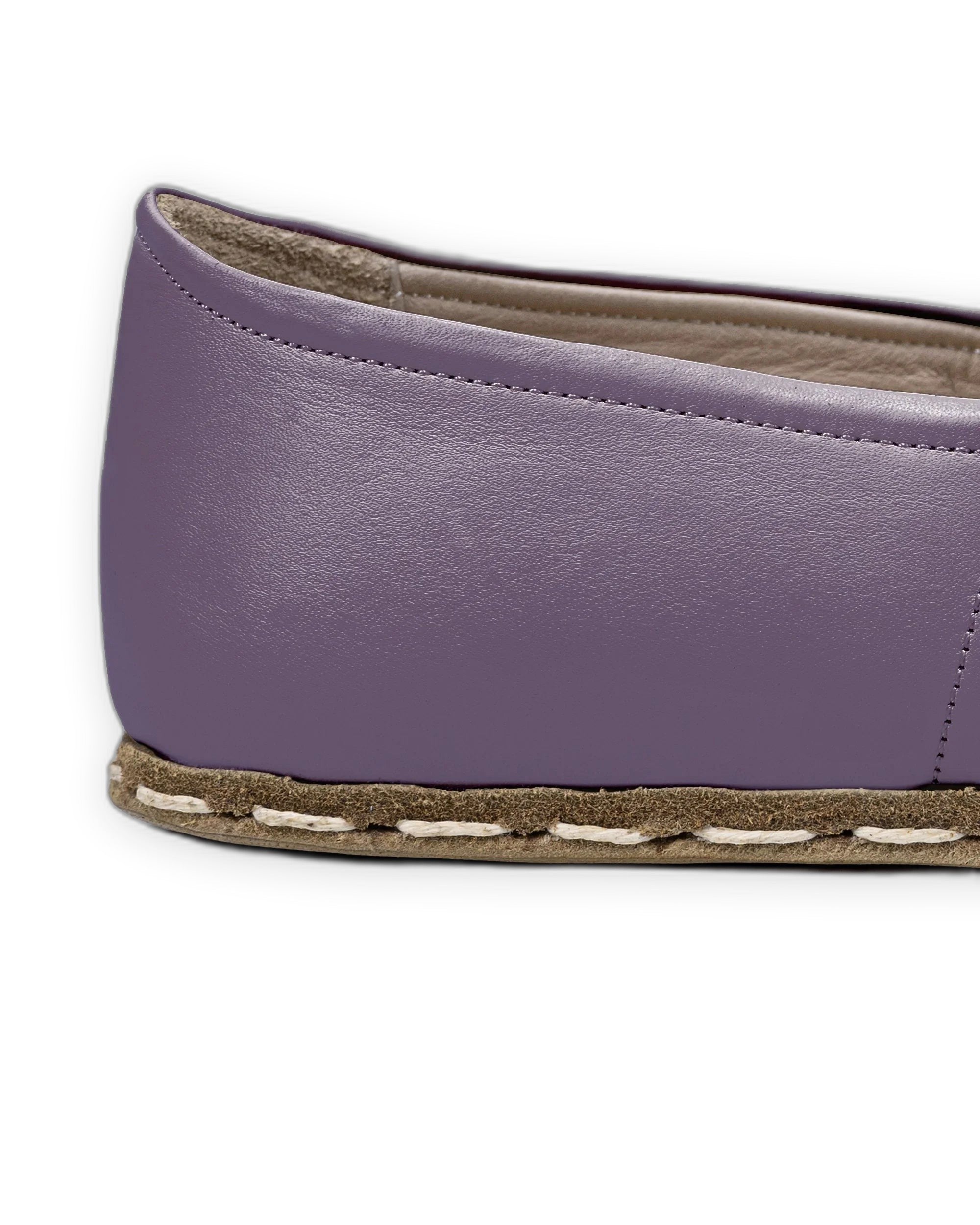 Top view Purple Barefoot Yemeni - Handcrafted Calf Leather | Bespoky
