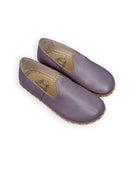 Women's Purple Barefoot Yemeni - Handcrafted Calf Leather Wide Toe Box | Bespoky