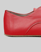 Top view Red Oxford Shoes - Handcrafted Calf Leather | Bespoky