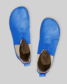 Pair Blue Chelsea Boots - Barefoot Wide Toe Calf Leather | Bespoky