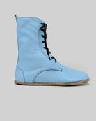 Side view Baby Blue Barefoot Boot - Calf Leather Zero Drop | Bespoky
