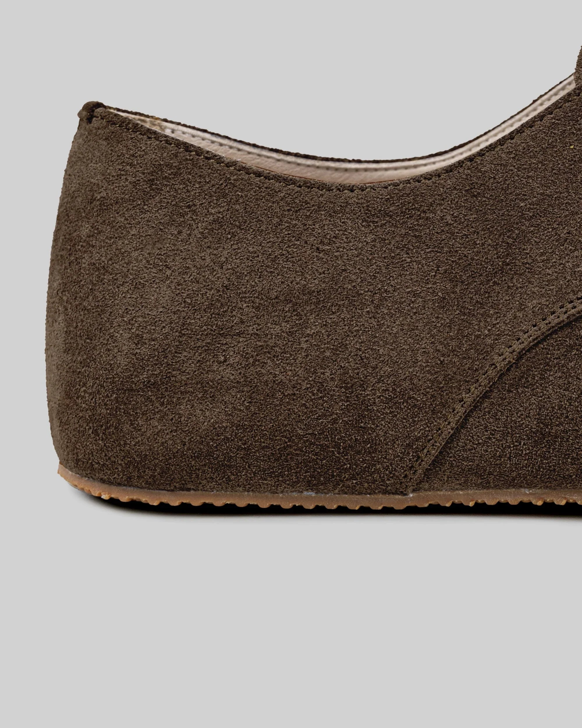 Top view Brown Oxford Shoes - Handcrafted Calf Leather | Bespoky