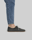 Back view Smoked Oxford Shoes - Calf Leather Handcrafted | Bespoky