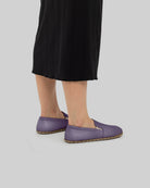 Detail Purple Barefoot Shoes - Handcrafted Calf Leather Turkey | Bespoky