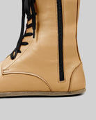 Top view Melon Yellow Barefoot Boot - Handcrafted Calf Leather | Bespoky