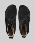 Top view Black Suede Ankle Boots - Handcrafted Calf Leather | Bespoky