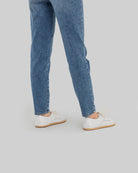 Back view White Oxford Shoes - Calf Leather Handcrafted | Bespoky