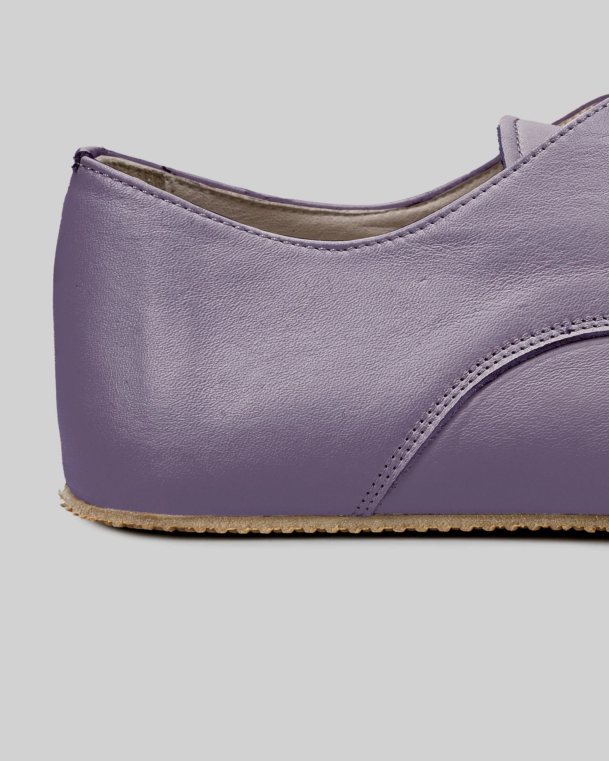Top view Purple Oxford Shoes - Handcrafted Calf Leather | Bespoky