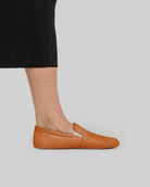 Pair Orange Barefoot Shoes - Barefoot Wide Toe Calf Leather | Bespoky