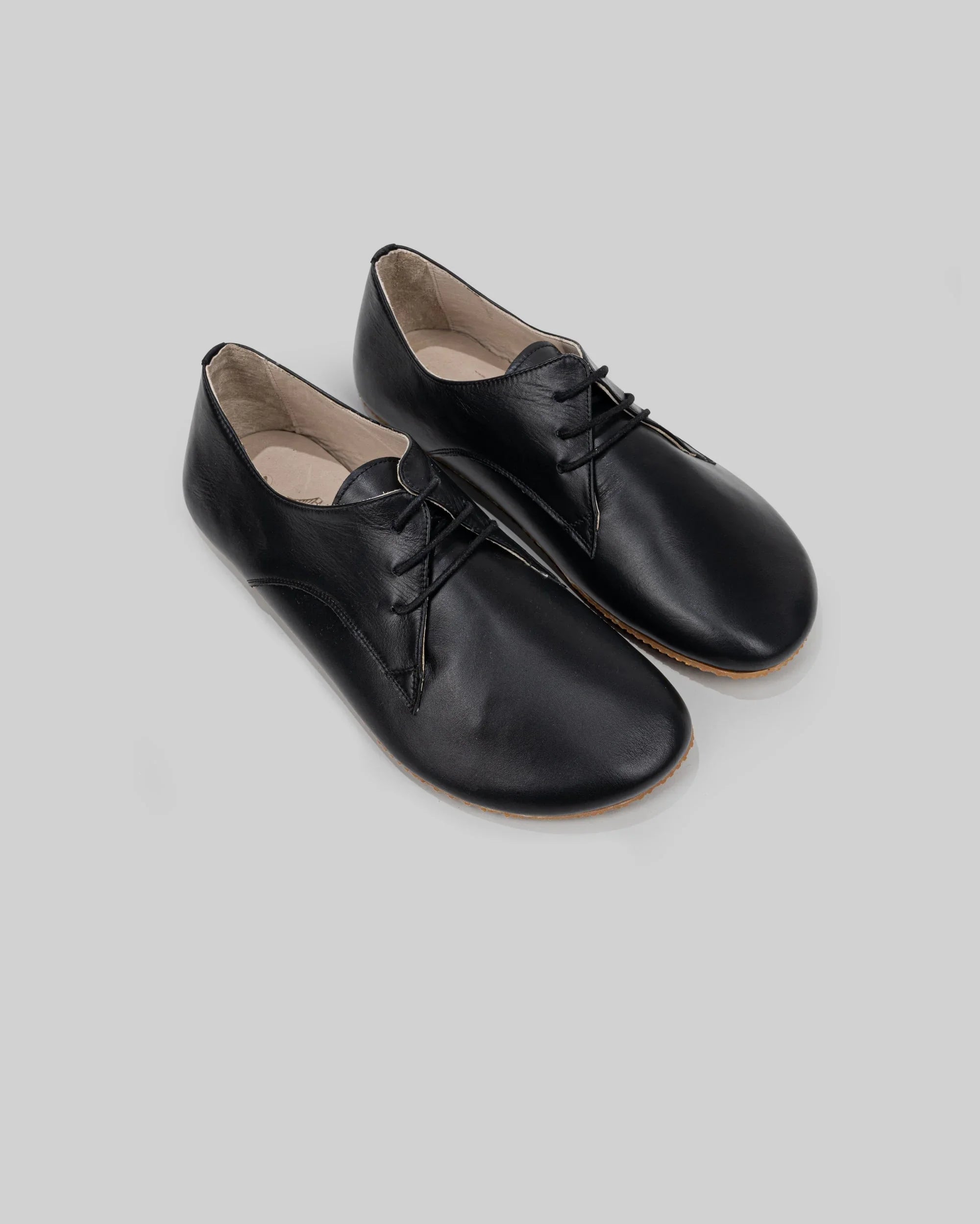 Men's Black Oxford Shoes - Handcrafted Calf Leather Wide Toe Box | Bespoky