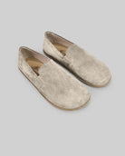 Women's Cream Barefoot Shoes - Handcrafted Calf Leather Wide Toe Box | Bespoky