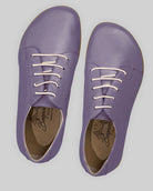 Side view Purple Barefoot Sneaker - Calf Leather Zero Drop | Bespoky