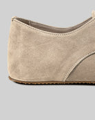 Top view Beige Nubuck Oxford Shoes - Handcrafted Calf Leather | Bespoky