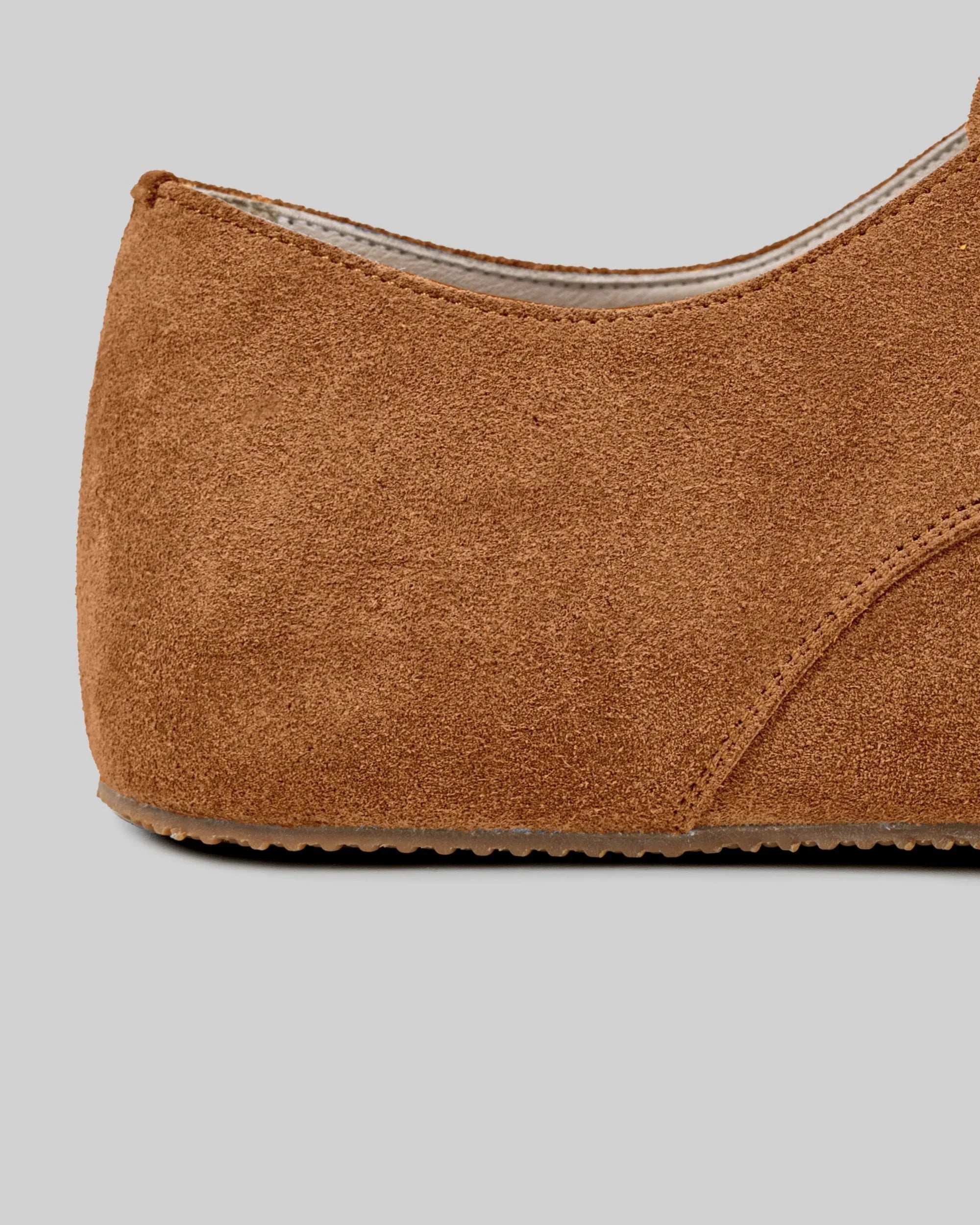 Top view Suede Oxford Shoes - Handcrafted Calf Leather | Bespoky