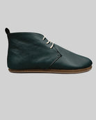 Top view Dark Green Ankle Boots - Handcrafted Calf Leather | Bespoky