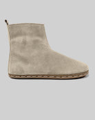 Side view Cream Chelsea Boots - Calf Leather Zero Drop | Bespoky