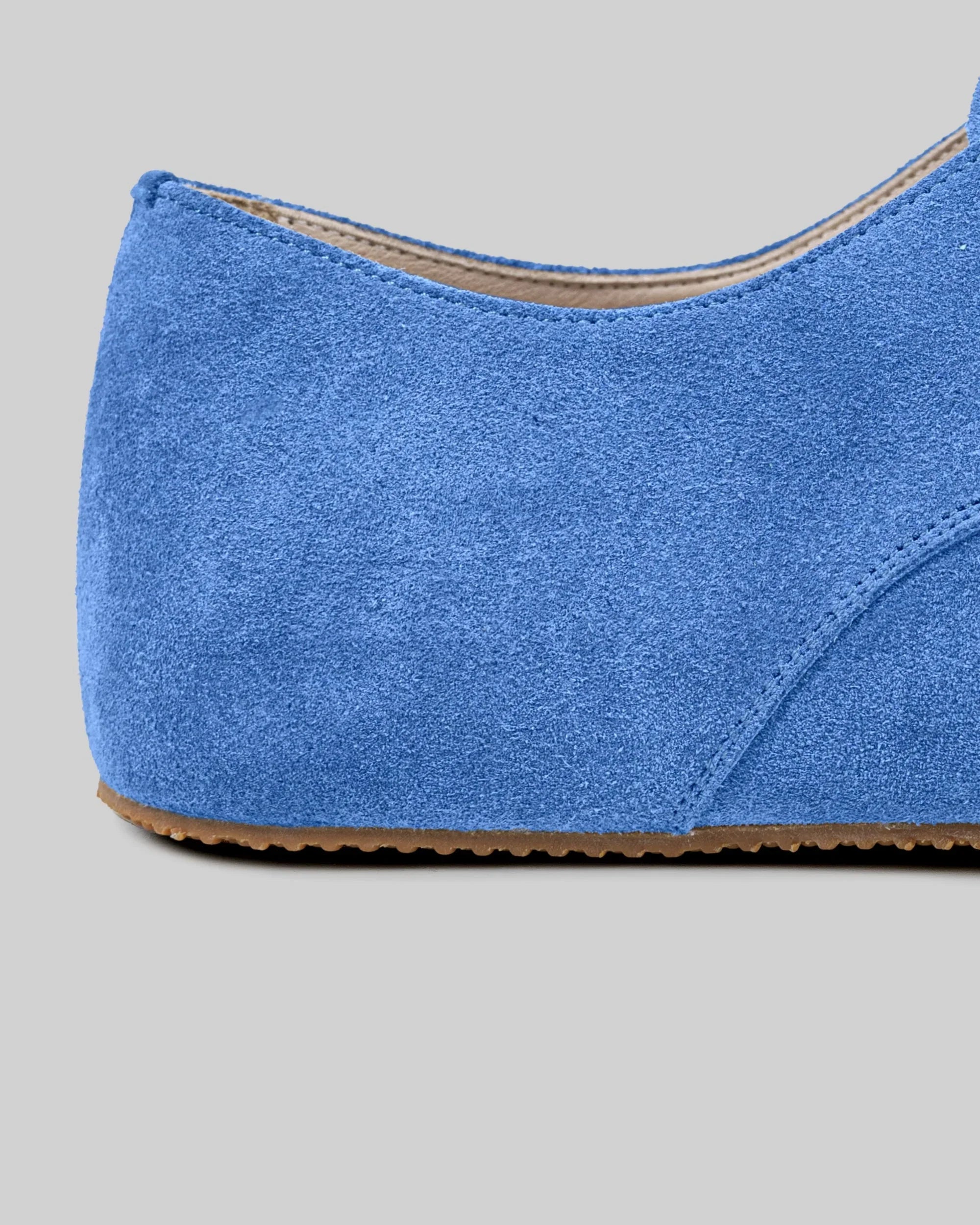 Top view Blue Oxford Shoes - Handcrafted Calf Leather | Bespoky