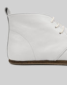 Top view White Ankle Boots - Handcrafted Calf Leather | Bespoky