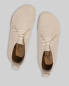 Top view Beige Ankle Boots - Handcrafted Calf Leather | Bespoky