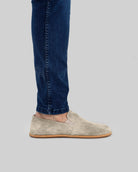 Back view Cream Barefoot Shoes - Calf Leather Handcrafted | Bespoky