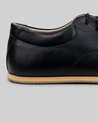 Top view Black Barefoot Sneaker - Handcrafted Calf Leather | Bespoky