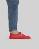 Back view Red Oxford Shoes - Calf Leather Handcrafted | Bespoky