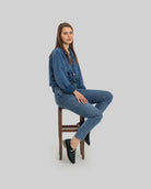 Back view Dark Green Pointed Toe Oxford - Calf Leather Handcrafted | Bespoky