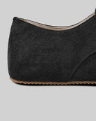 Top view Black Oxford Shoes - Handcrafted Calf Leather | Bespoky