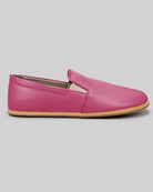 Top view Fuchsia Barefoot Shoes - Handcrafted Calf Leather | Bespoky