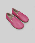 Men's Fuchsia Barefoot Shoes - Handcrafted Calf Leather Wide Toe Box | Bespoky