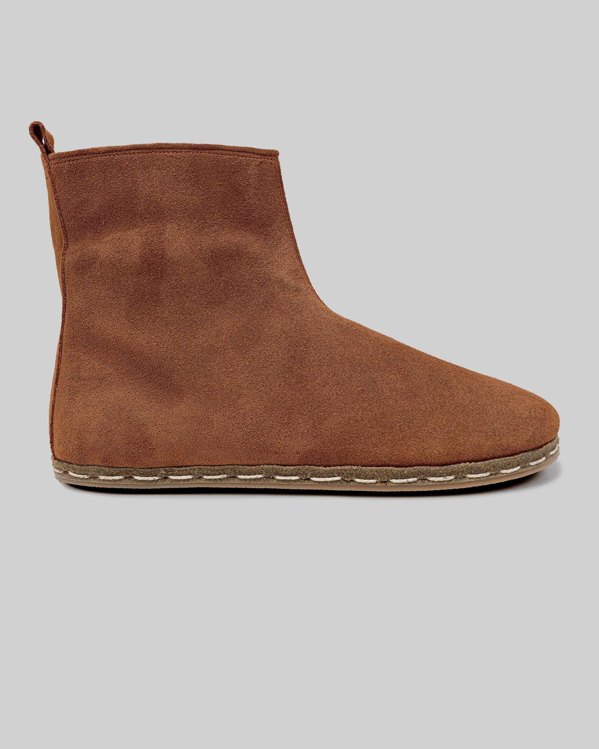 Side view Suede Chelsea Boots - Calf Leather Zero Drop | Bespoky
