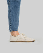 Back view Cream Oxford Shoes - Calf Leather Handcrafted | Bespoky