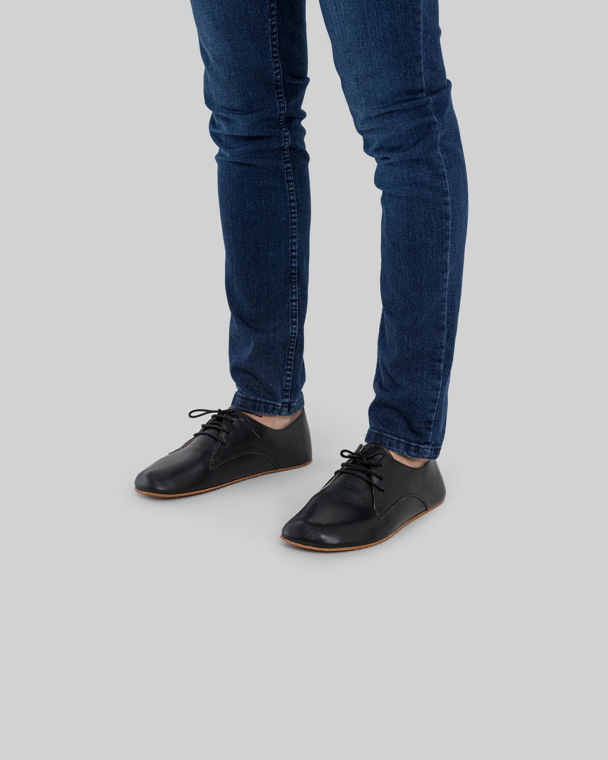 Back view Black Oxford Shoes - Calf Leather Handcrafted | Bespoky