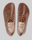 Top view Brown Oxford Shoes - Handcrafted Calf Leather | Bespoky