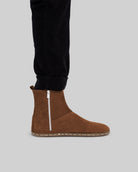 Detail Tan Chelsea Boots - Handcrafted Calf Leather Turkey | Bespoky
