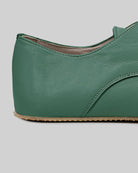 Top view Green Oxford Shoes - Handcrafted Calf Leather | Bespoky