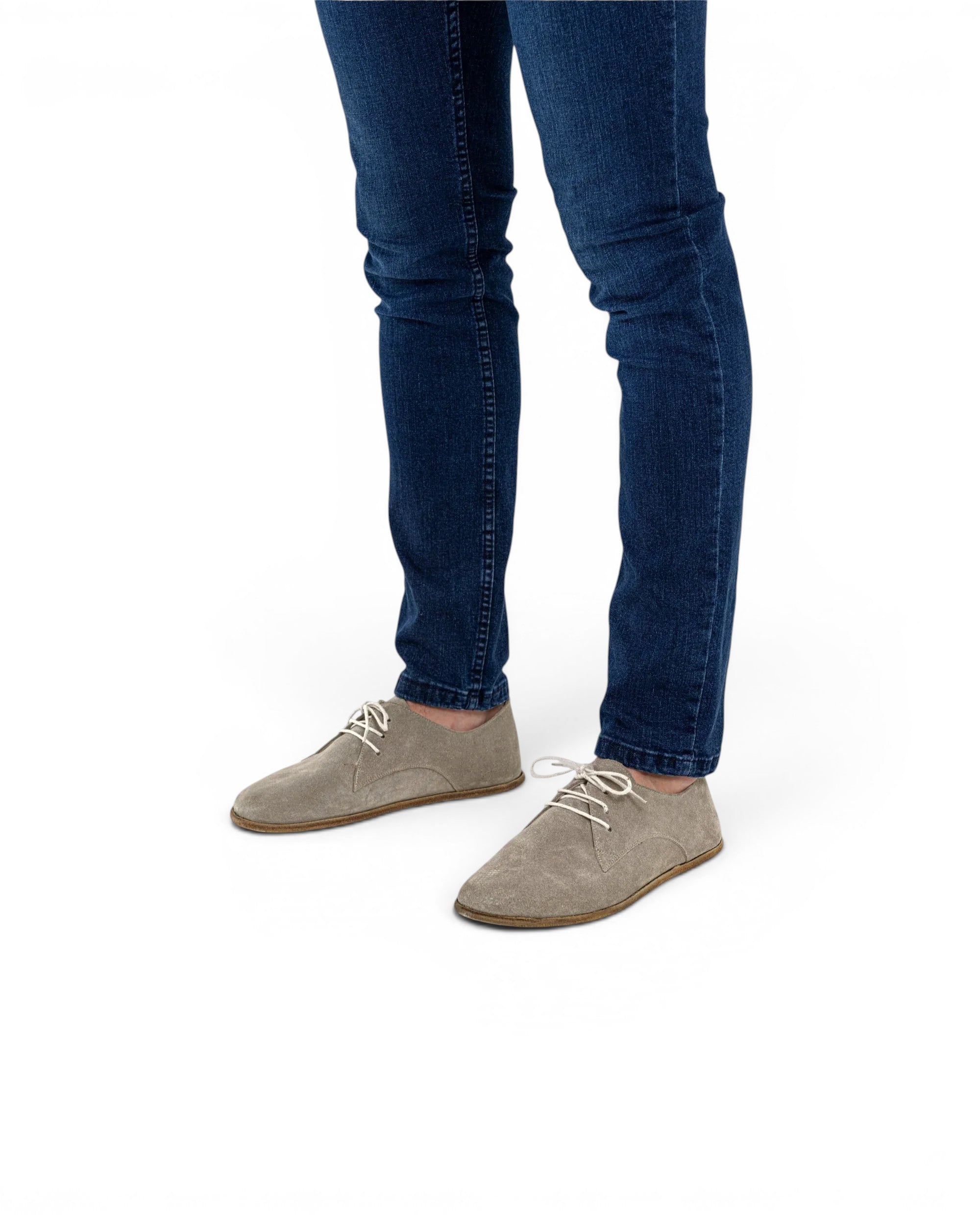 Side view Leather Oxford Shoes - Calf Leather Zero Drop | Bespoky