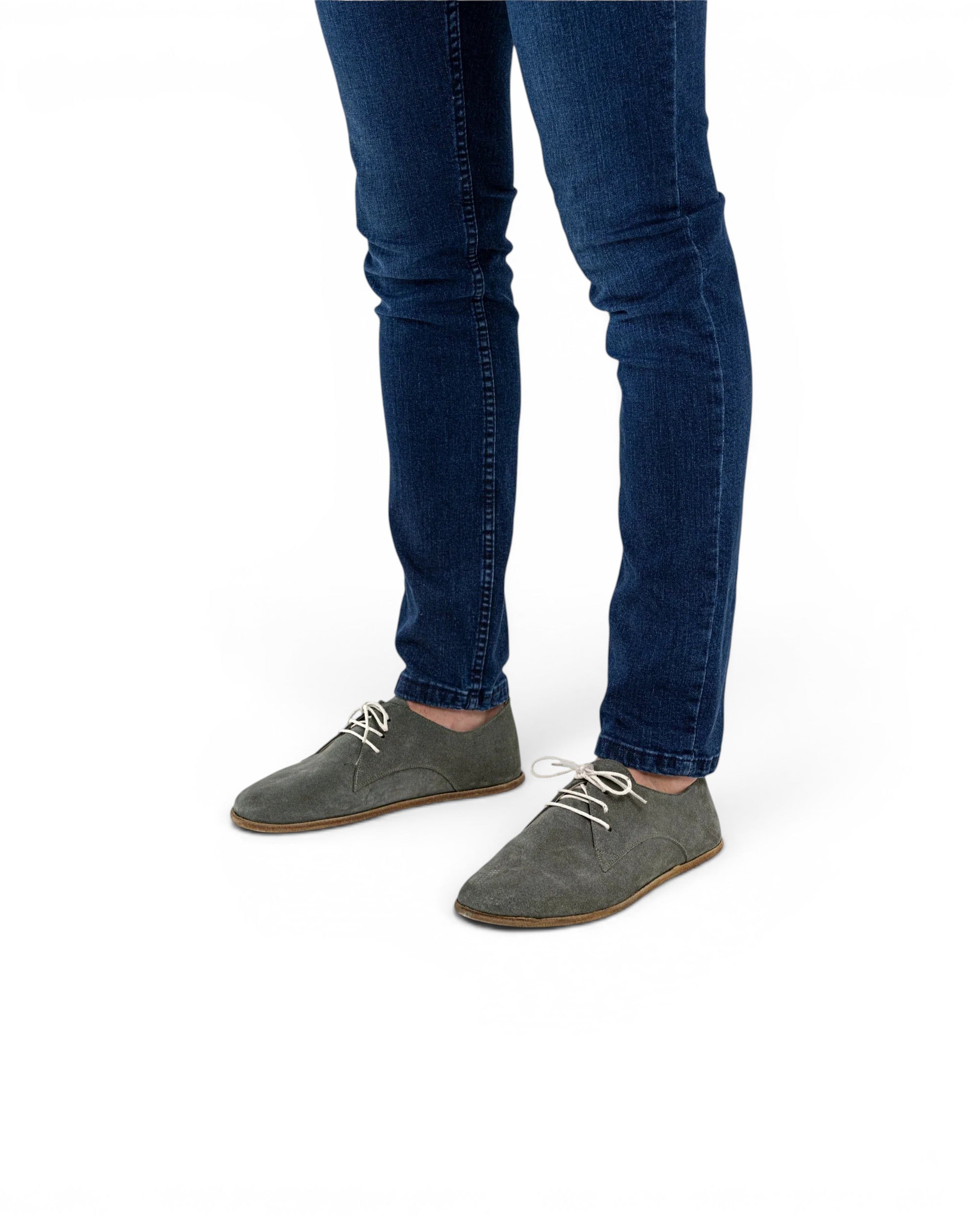 Side view Leather Oxford Shoes - Calf Leather Zero Drop | Bespoky